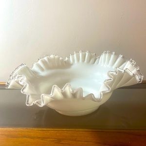 Fenton Silver Crest “Silvercrest” Large Bowl